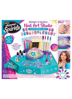 Cra-Z-Art Cra-Z-Art Shimmer N Sparkle Design N Dazzle Nail Art Studio  - Image 1