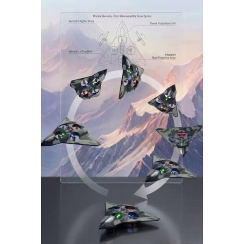 طائرة بدون طيار F117 الطائرة الطائرة الشبحية من جيش الطائرات بدون طيار بطاريتان قابلتان لإعادة الشحن - Image 5