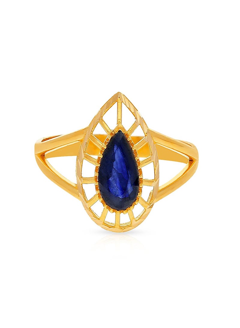 Malabar Gold and Diamonds 22 Carat 916 Purity Precia Gemstone Ring PRGGEN102RN1 for Women  - Image 2