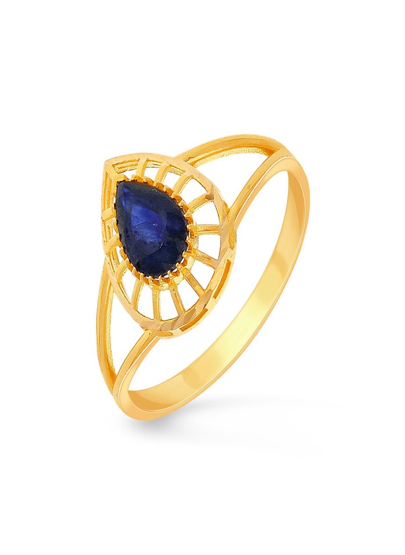Malabar Gold and Diamonds 22 Carat 916 Purity Precia Gemstone Ring PRGGEN102RN1 for Women  - Image 1