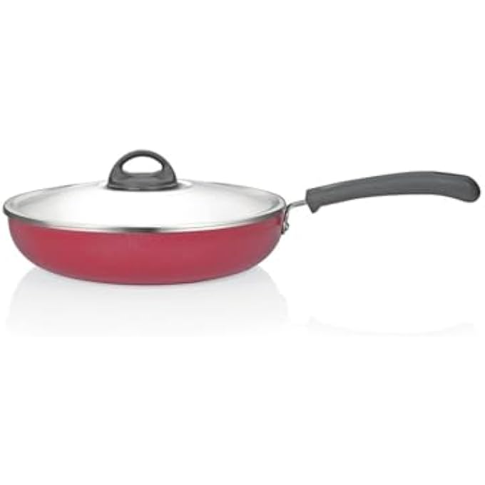 Premier Aluminium Non Stick Fry Pan Classic With Stainless Steel Lid  22 Cm - Image 1