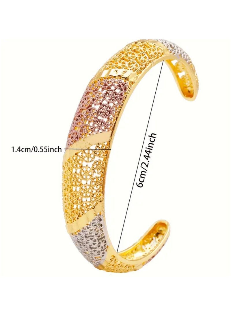 GOLDMAX 21K Gold Plated Bangle For Women - Image 4