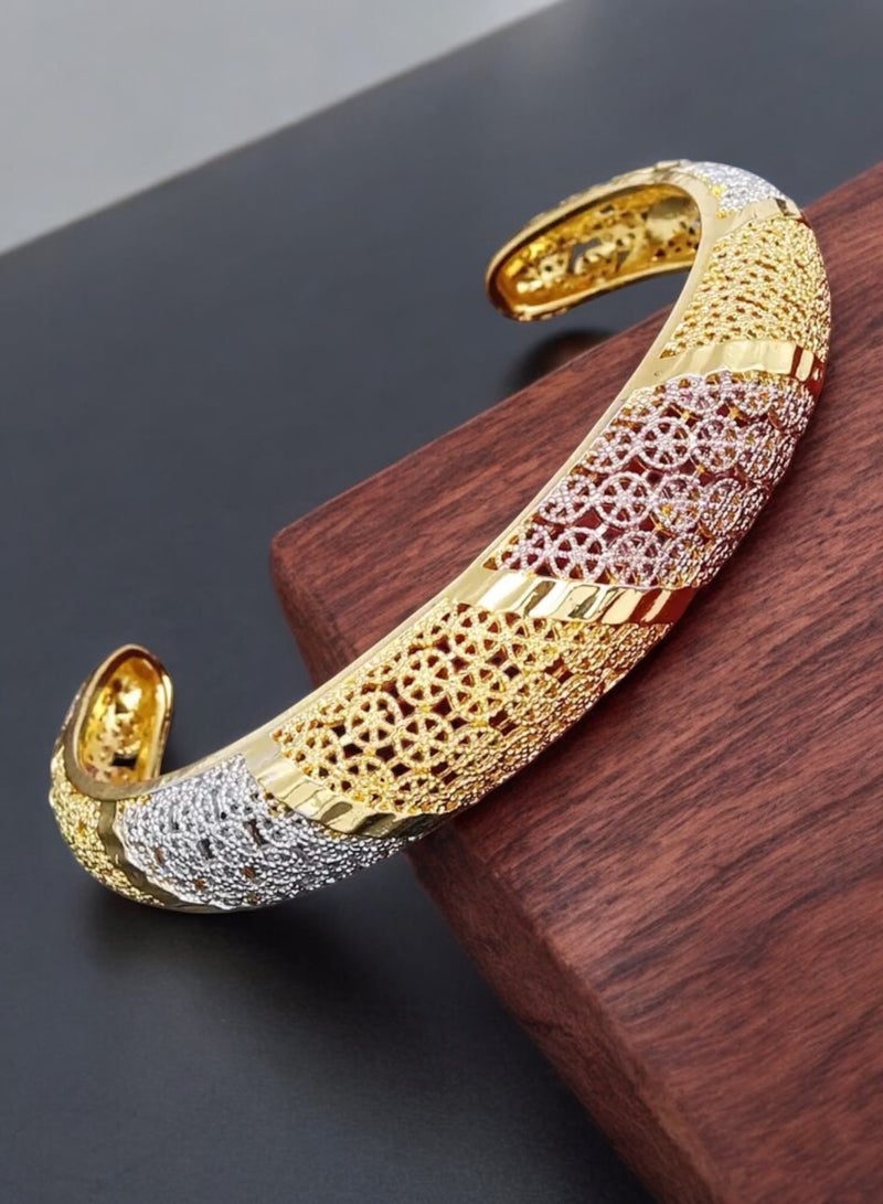 GOLDMAX 21K Gold Plated Bangle For Women - Image 3