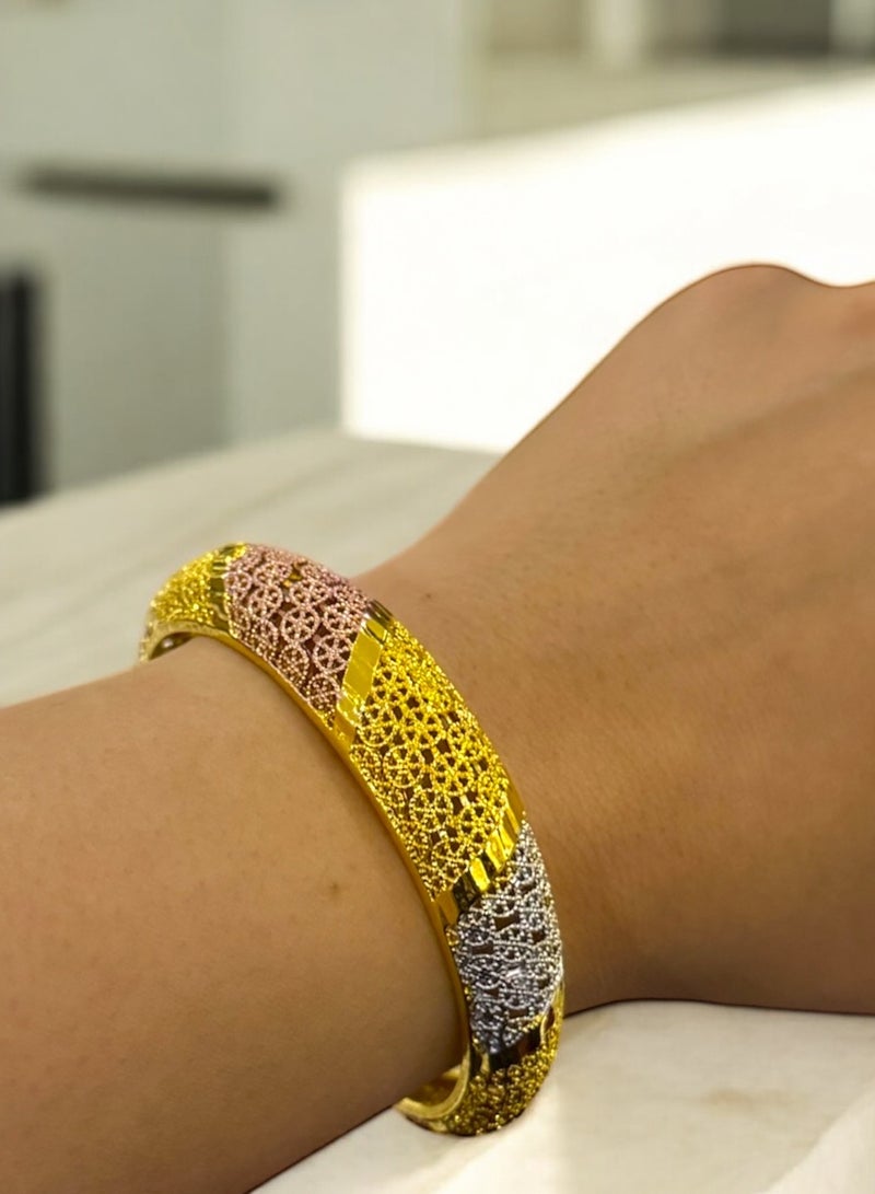 GOLDMAX 21K Gold Plated Bangle For Women - Image 2