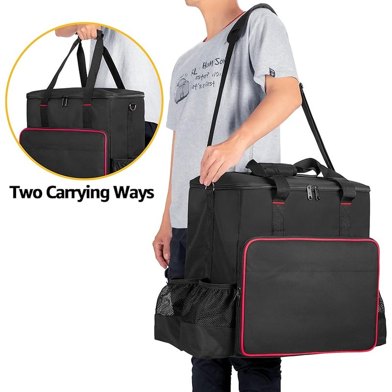 samdew Big Heater Carry Bag Compatible with Mr. Heater Big Buddy Propane Heater, Portable Heater Carrying Case Compatible with Mr. Heater MH18B, with Multiple Pockets, Thick Padded & Anti-slip Bottom - Image 5