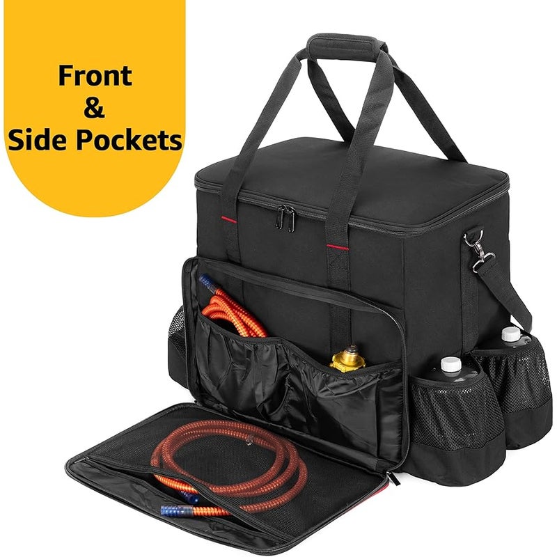 samdew Big Heater Carry Bag Compatible with Mr. Heater Big Buddy Propane Heater, Portable Heater Carrying Case Compatible with Mr. Heater MH18B, with Multiple Pockets, Thick Padded & Anti-slip Bottom - Image 3