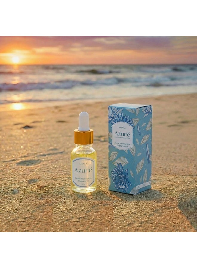 DANUBE HOME Azure Eternal Blooming Rose Fragrance Oil 15ml Floral Aroma  Home Diffuser Oil - Image 2