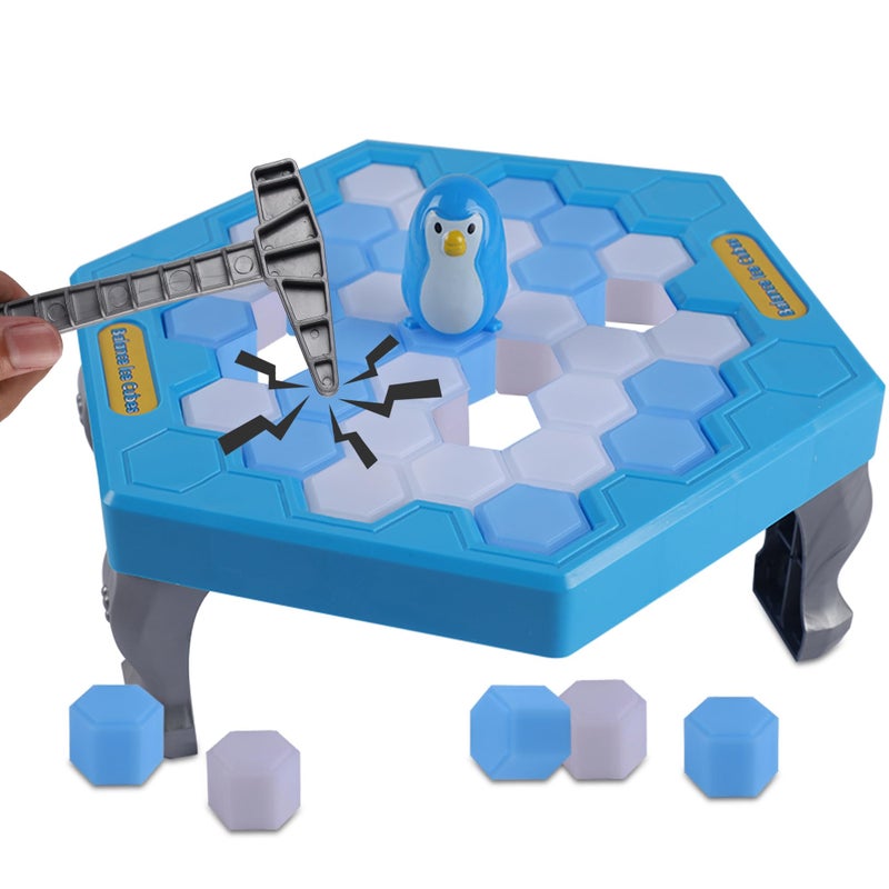 DR.DUDU Save Penguin Break Ice Board Game for Kids 4-8, Ice Breaker Save Penguin On Ice Family Funny Table Game, Ice Block Breaking Penguin Trap Game Puzzle Toy Children's Day Gifts - Image 4