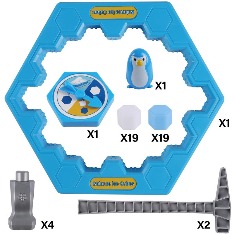 DR.DUDU Save Penguin Break Ice Board Game for Kids 4-8, Ice Breaker Save Penguin On Ice Family Funny Table Game, Ice Block Breaking Penguin Trap Game Puzzle Toy Children's Day Gifts - Image 3