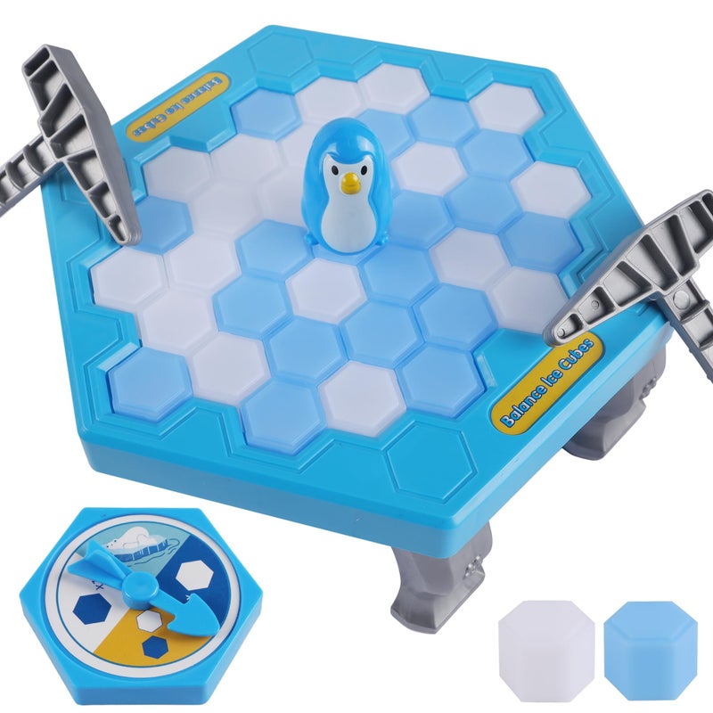 DR.DUDU Save Penguin Break Ice Board Game for Kids 4-8, Ice Breaker Save Penguin On Ice Family Funny Table Game, Ice Block Breaking Penguin Trap Game Puzzle Toy Children's Day Gifts - Image 1