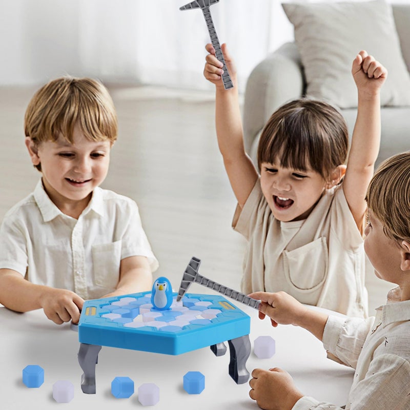 DR.DUDU Save Penguin Break Ice Board Game for Kids 4-8, Ice Breaker Save Penguin On Ice Family Funny Table Game, Ice Block Breaking Penguin Trap Game Puzzle Toy Children's Day Gifts - Image 5