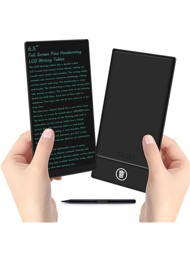 ANKOVO LCD Writing Tablet for Adult: 6.5 Inch Mini Full Screen Drawing Board Reusable Digital Notepad Portable Use for Office Study Teaching  - Image 1