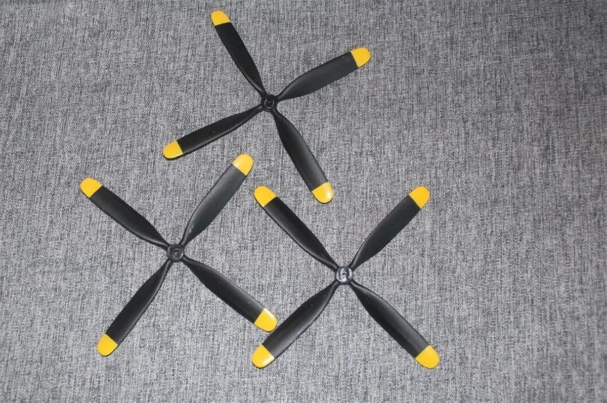 cheekyglo Cheekyglo EP170mm 4 Blades Propeller For Rc Airplane 170 MM Z66BD1F7A7A04875F6E28Z