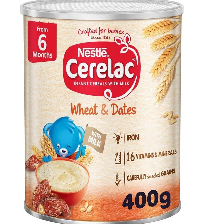 Cerelac Infant Cereal with Milk and Dates - 400 g