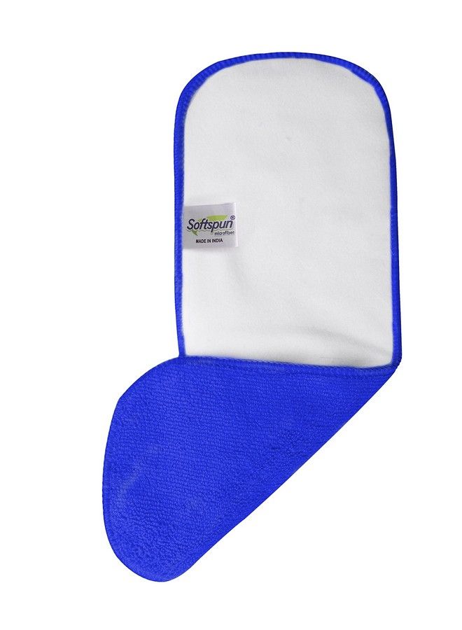 SOFTSPUN Microfiber 4 Layer Baby Pocket Diaper Inserts Pack Of 4 Large Size Blue Age 4 30 Months Washable Reusable Ultra Absorbent Super Soft & Comfortable For Babies. - Image 5