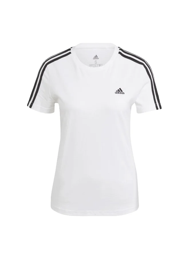 Adidas adidas W 3S T White Training T-Shirts 2XS