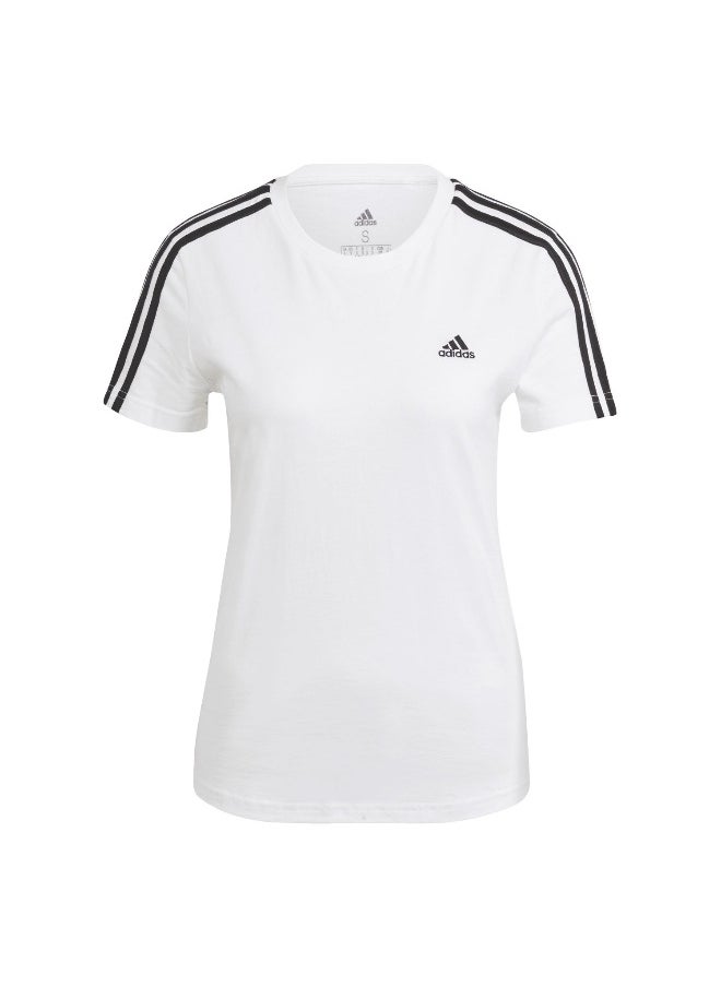Adidas adidas W 3S T White Training T-Shirts 2XS  - Image 2