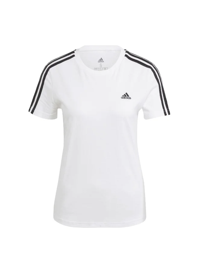 Adidas adidas W 3S T White Training T-Shirts 2XS