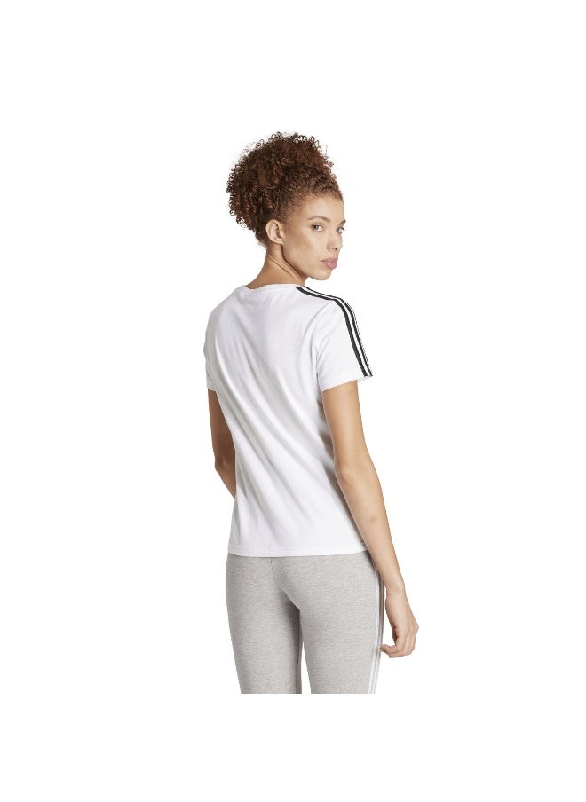 Adidas adidas W 3S T White Training T-Shirts 2XS  - Image 5