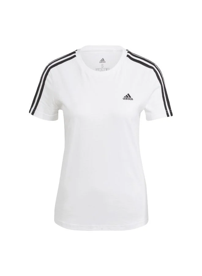 Adidas adidas W 3S T White Training T-Shirts 2XS