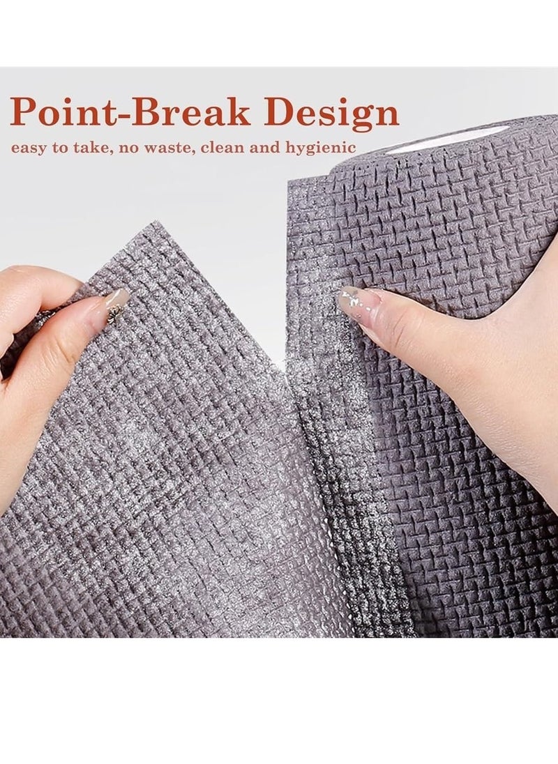 Disposable Cleaning Sheets, Scrubber Sheets, Kitchen Cleaning Pads, Multipurpose Dishwashing Anti-Scratch Home Cleaning, Cleaning Supplies 60 Sheets (2pcs_1set)