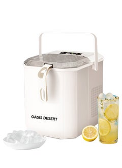 OASIS DESERT Ice Machine Commercial 15kg Household Small Intelligent Mini Automatic Round Ice Making Machine  - Image 1