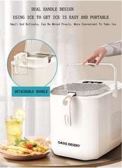 OASIS DESERT Ice Machine Commercial 15kg Household Small Intelligent Mini Automatic Round Ice Making Machine  - Image 2