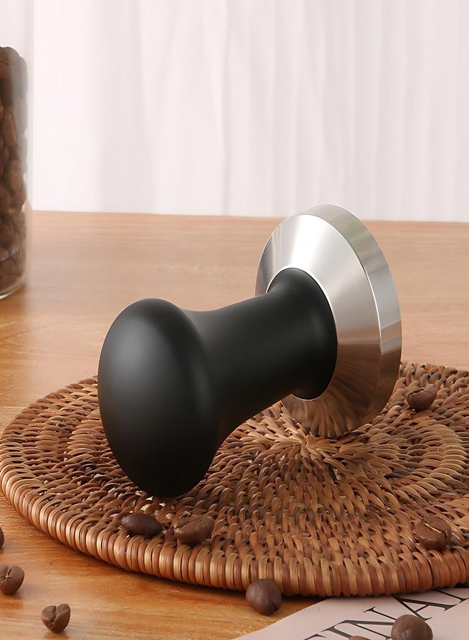 HymoConn Espresso Tamper 51mm Coffee Tamper Tool Espresso Tamp Press Set, 90x51mm, Solid Wood, Stainless steel, Espresso Accessories for Barista, Cafe, Coffe Grounds (51mm) - Image 3