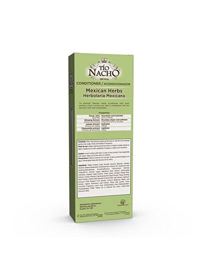 Tio Nacho Mexican Herb Hair Strengthening Conditioner With Royal Jelly 14 Ounces Yellow (Gen1697)  - Image 5