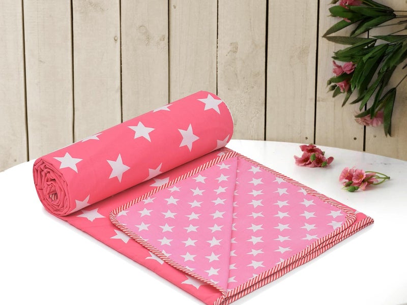 UmI. Umi Super Soft Cotton Reversible Single Dohar 55X87InchesLahariya Fabric EdgingPiping DoharFlannel Dohar Throws for Single BedSoft Lightweight AC Summer Blanket - Image 4