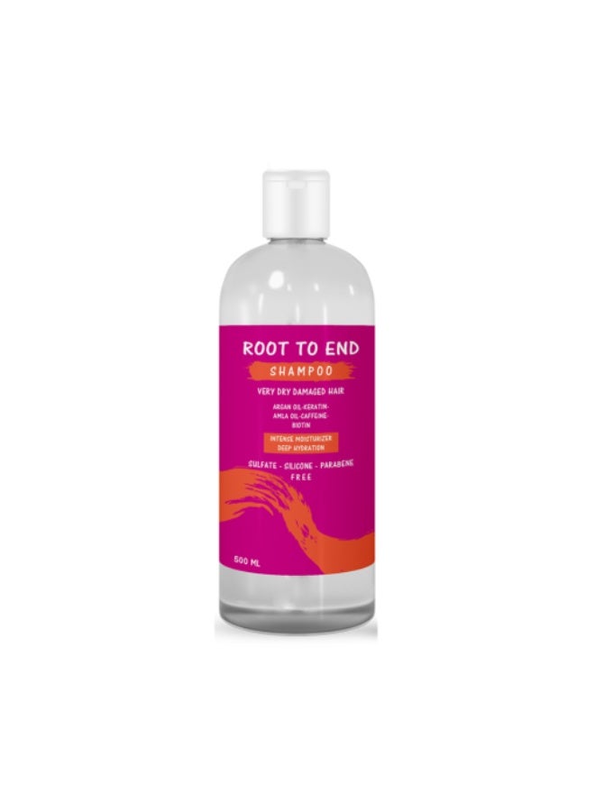 ROOT TO END INTENSE MOISTURIZER SHAMPOO 500Ml