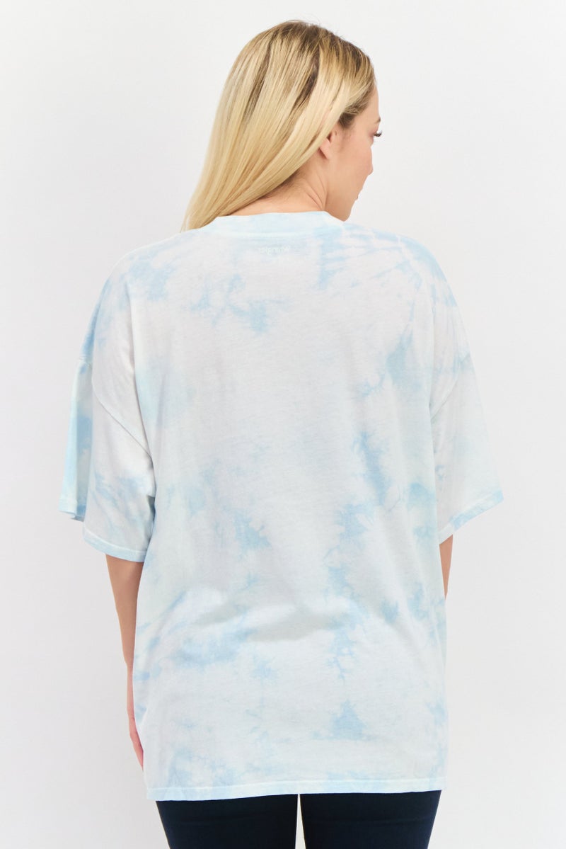 Wrangler Women Crew Neck Short Sleeve Tie Dye T-Shirt, Multicolor - Image 3