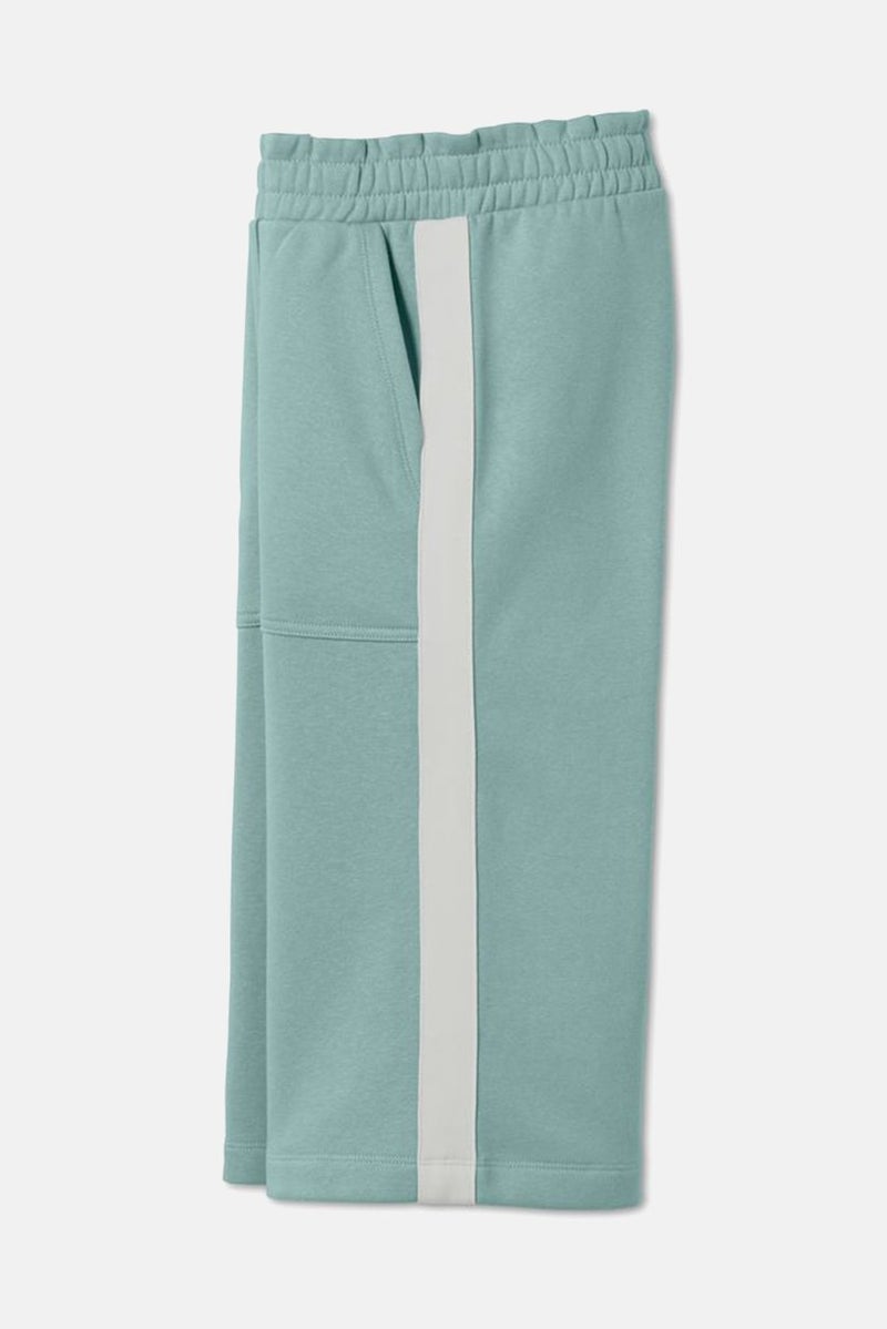 Tchibo Kids Girl Pull On Sweat Pants, Mint Green  - Image 2