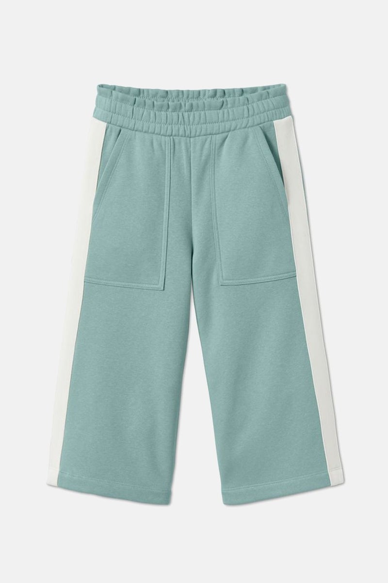 Tchibo Kids Girl Pull On Sweat Pants, Mint Green  - Image 4