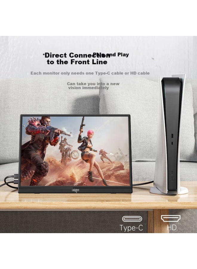 Patriots Aigo 16-inch Portable Monitor, 120hz Gaming Display, Secondary Screen For Laptops, Gaming And Office Computer Extension Screen, First-line Access - Image 1