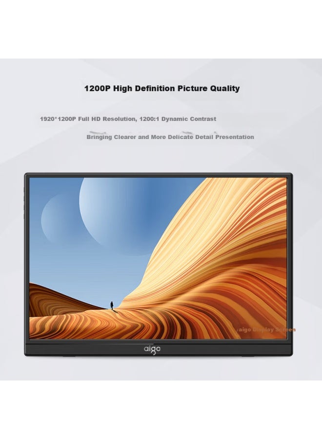 Patriots Aigo 16-inch Portable Monitor, 120hz Gaming Display, Secondary Screen For Laptops, Gaming And Office Computer Extension Screen, First-line Access - Image 4