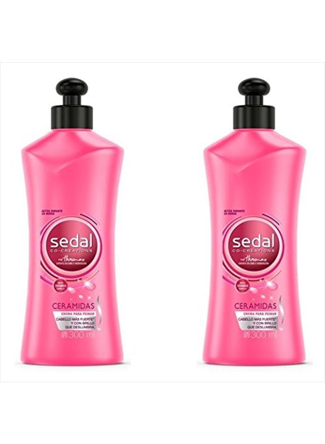 Sedal S.O.S. Ceramides with Micro Ceramides Hair Styling Cream 300 ml (2 pack) - Image 1