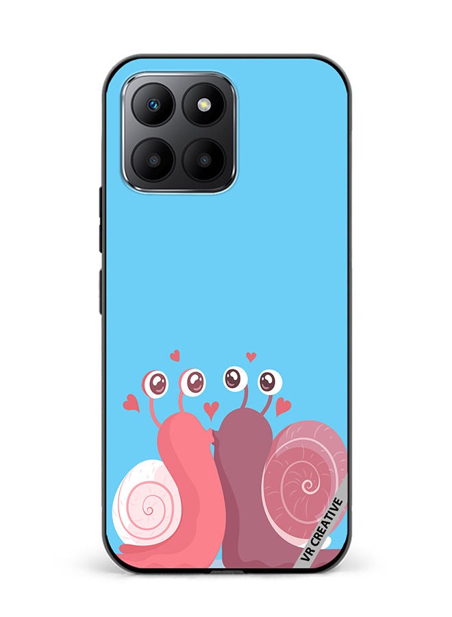VR CREATIVE Protective Case Cover For Honor 70 Lite Love Snail Design Multicolour - Image 1