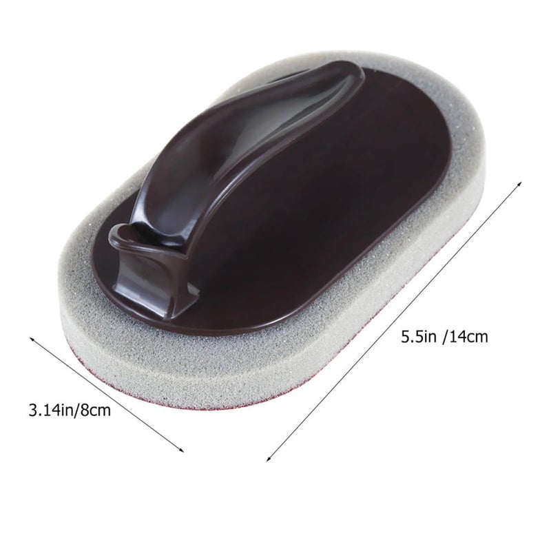Carborundum Scrubbing Sponge with Handle 5Pcs for Stubborn Stains on Pots Pans Cookware - Image 3