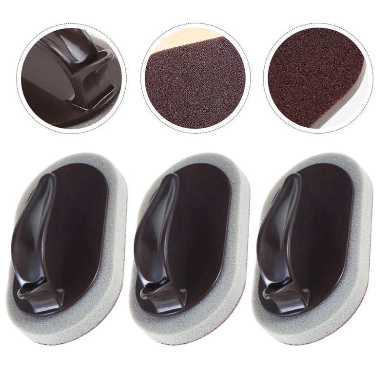 Carborundum Scrubbing Sponge with Handle 5Pcs for Stubborn Stains on Pots Pans Cookware - Image 4