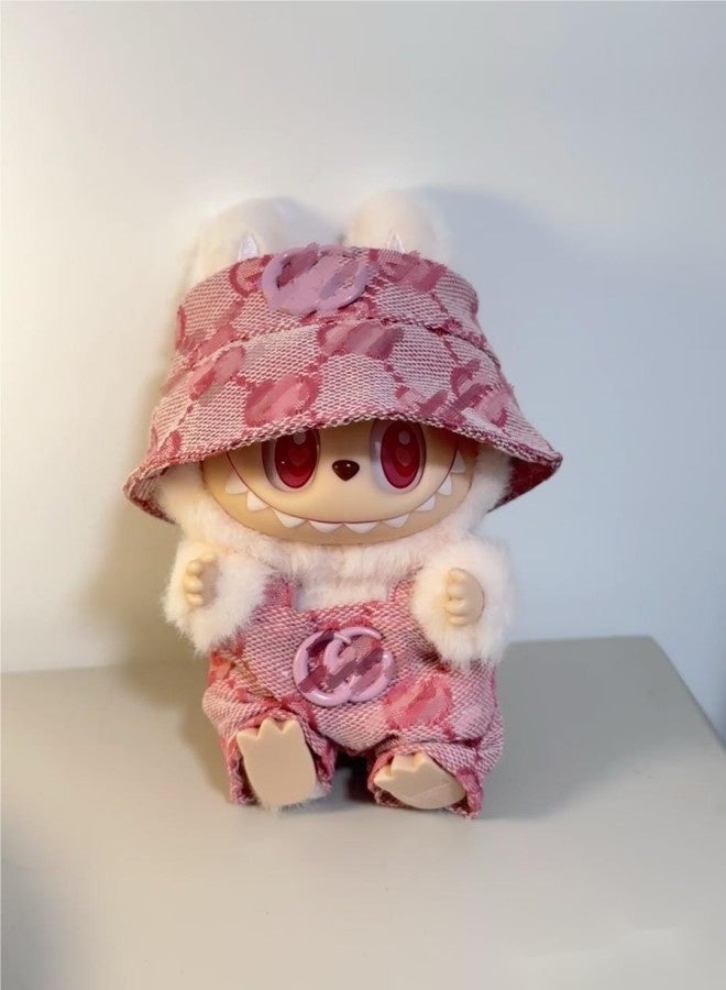 Labubu Doll Clothes Set for 17cm Hanging Plush Figures, Interchangeable Outfits for First and Second Generation Vinyl Collectible Dolls, Durable and Stylish Accessories for Creative Play  - Image 1
