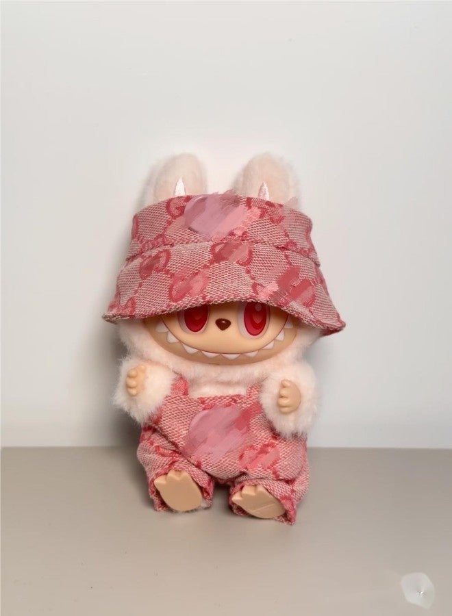 Labubu Doll Clothes Set for 17cm Hanging Plush Figures, Interchangeable Outfits for First and Second Generation Vinyl Collectible Dolls, Durable and Stylish Accessories for Creative Play  - Image 3