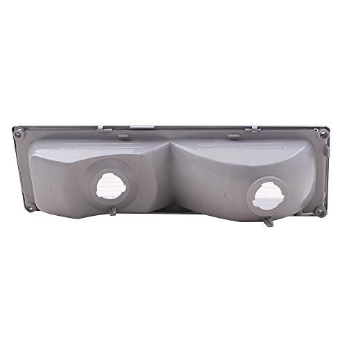 Brock Replacement Driver and Passenger Set Park Signal Front Marker Lights Compatible with 1990-1993 C1500 C2500 K1500 K2500 Pickup Truck - Image 4