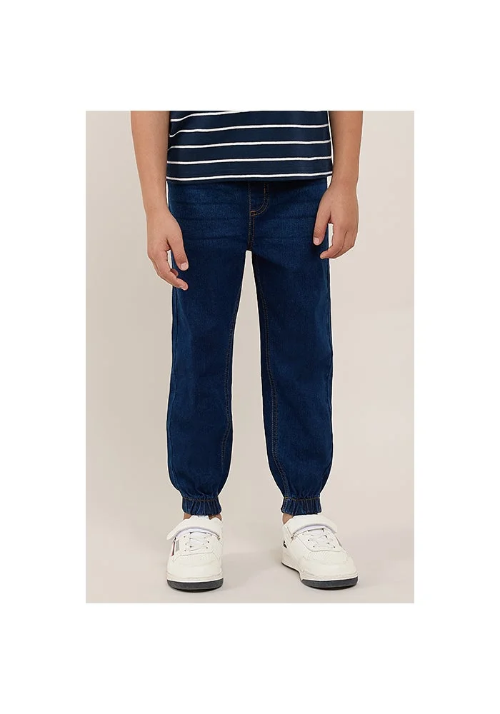 أر أند بي Washed Jogger Jeans with Drawstring Waist