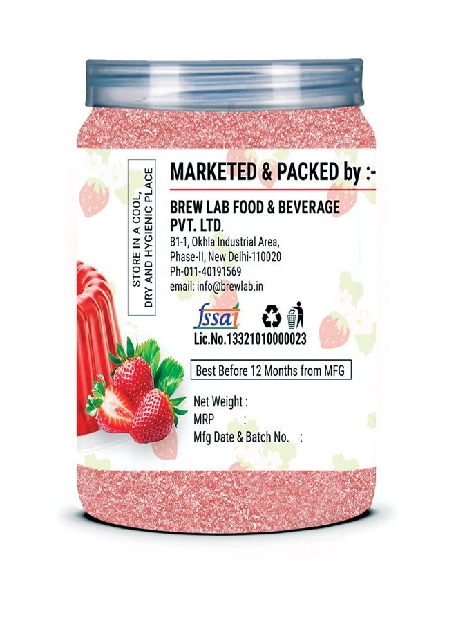 Brew Lab Jelly Crystal Mix For Making Jelly -Strawberry Flavor | Easy To Make | No Gelatin 250 g - Image 5