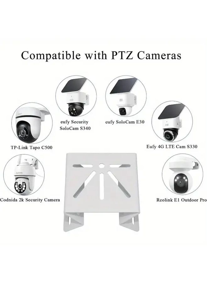 Metal Wall Mount Bracket For Outdoor CCTV Cameras Adjustable Weather Resistant - Image 2
