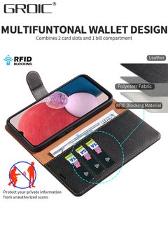 GROIC Case for Samsung Galaxy A54 6.4 Inch Wallet Case, Flip Wallet Case with Kickstand RFID Blocking Credit Card Holder Full Protection Magnetic Case Compatible with Samsung Galaxy A54  - Image 3