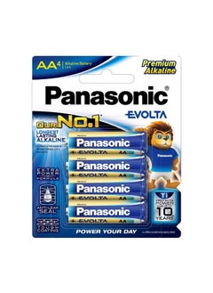 Panasonic Evolta Premium Lr03Eg/4B Alkaline Aaa Batteries (Pack Of 4)  - Image 1
