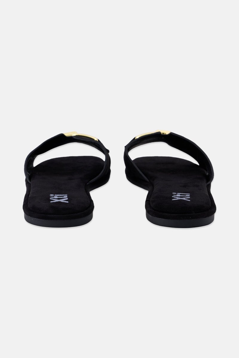 Xti Women Slip On Flats, Black - Image 3
