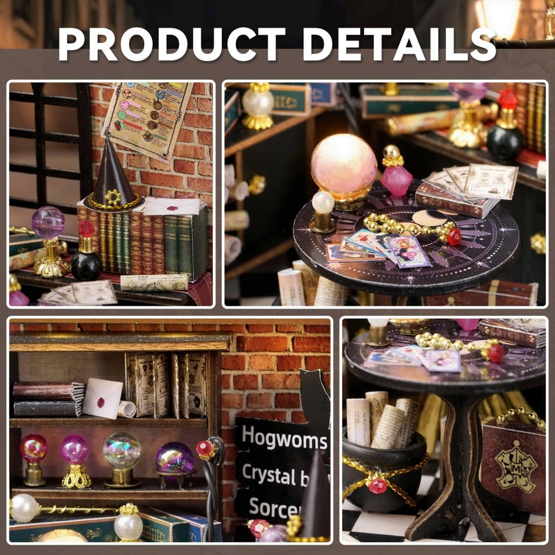 Flever Dollhouse Miniature DIY House Kit Creative Room with Furniture for Romantic Artwork Gift (Moon Magic) - Image 3